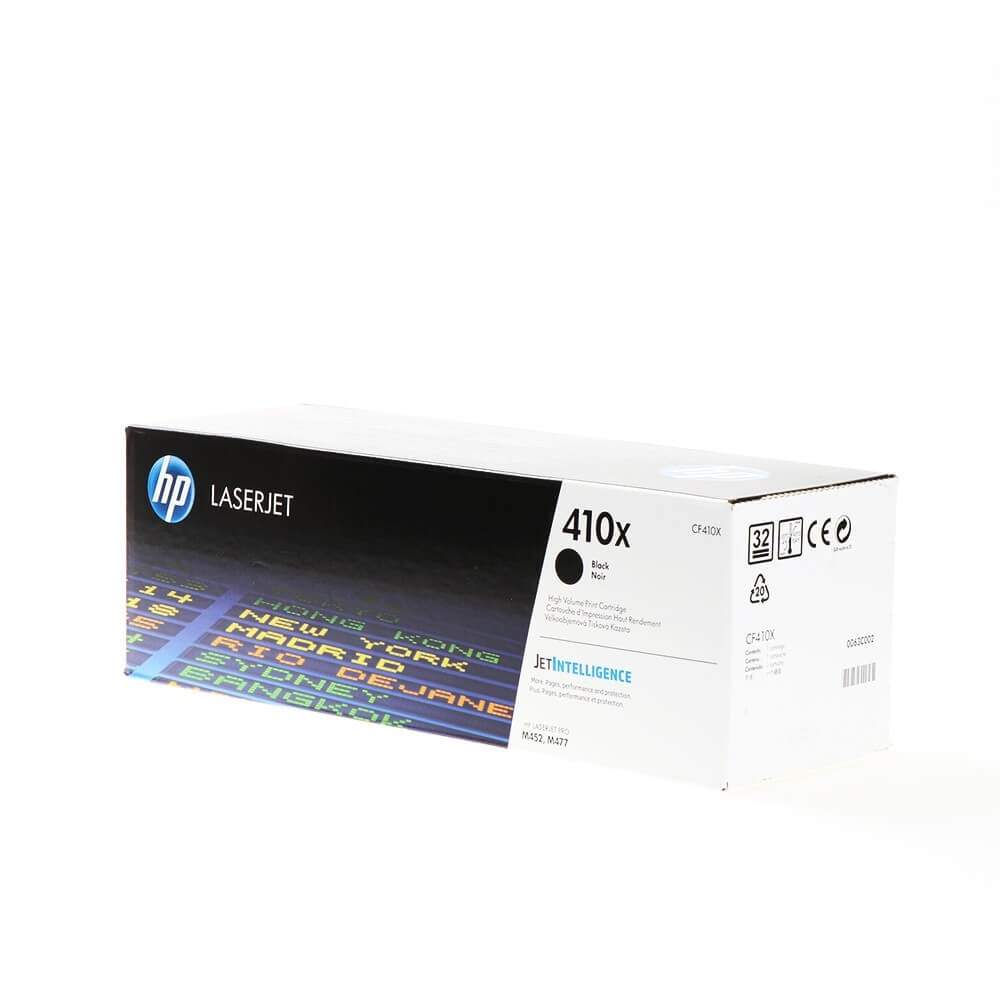 HP Toner CF410X 410X Sort