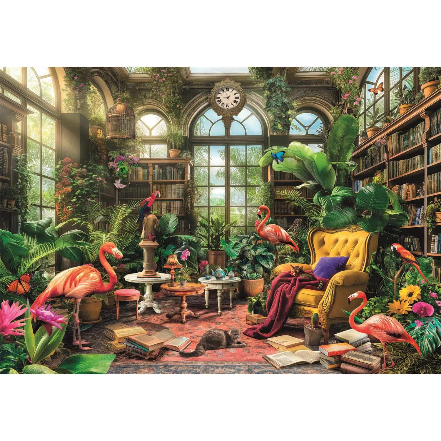 1000 kpl. CB HQC The Greenhouse Library