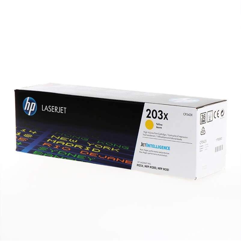 HP Toner CF542X 203X Gul