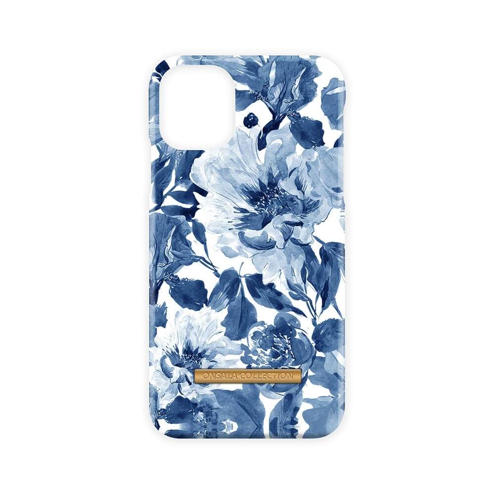 ONSALA COLLECTION Mobiltelefontaske Soft Indigo Peony iPhone 11