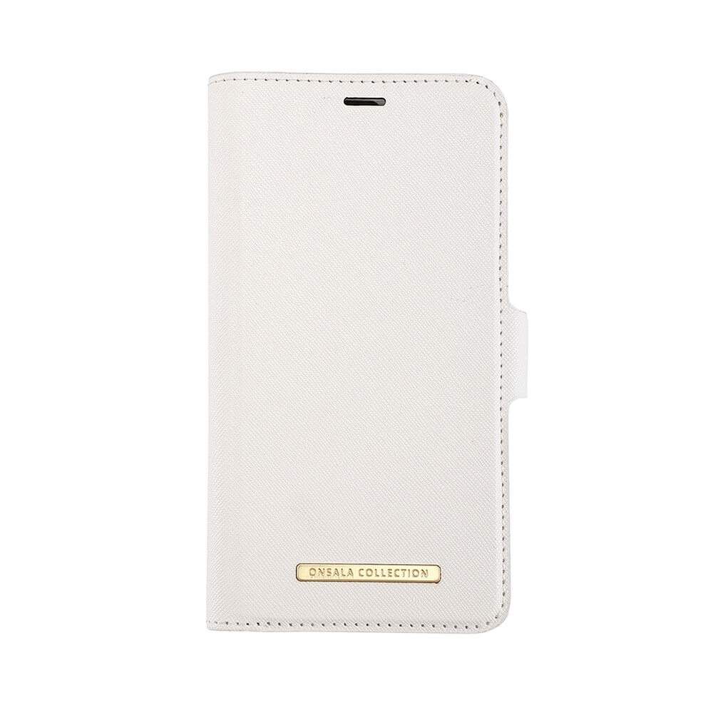 ONSALA COLLECTION Mobiltelefon cover Saffiano White iPhone 12 / 12 Pro