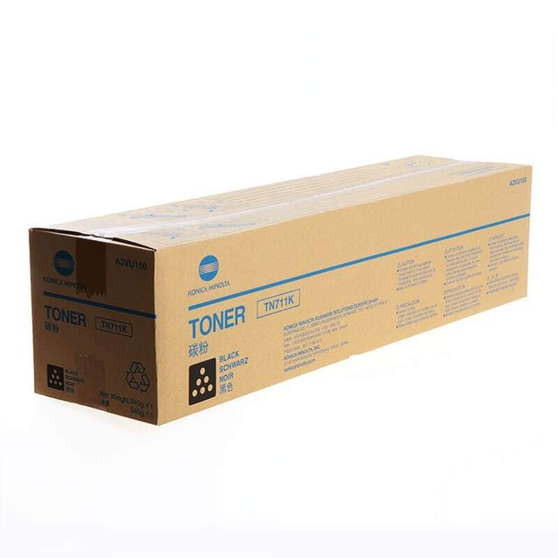 KONICAMINOLTA Toner A3VU150 TN711 Sort