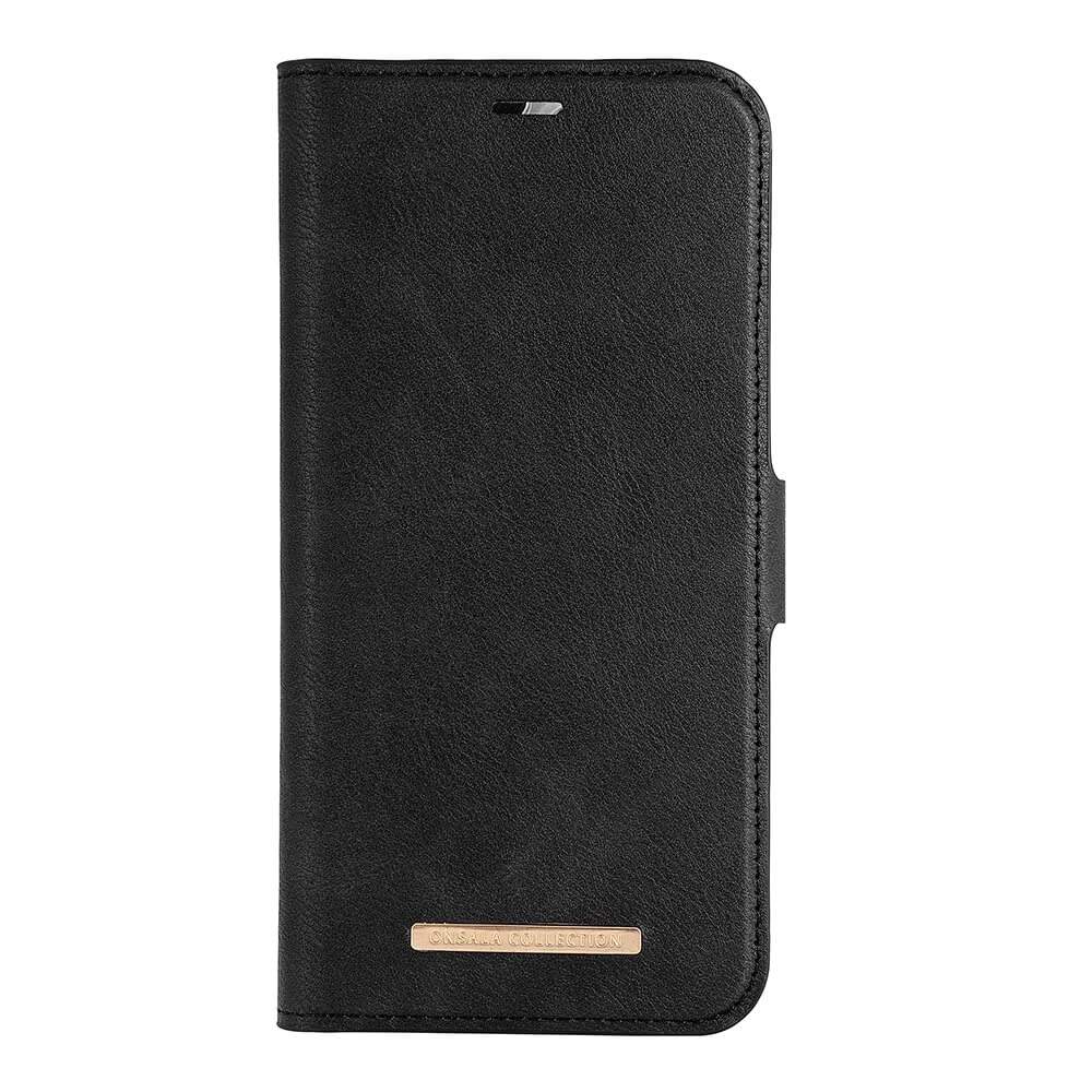 ONSALA Eco Wallet 2 kort Genbrugt Mag Series iPhone 15 Pro Sort