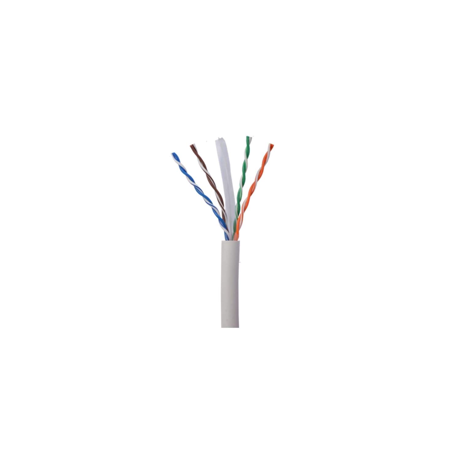 NORTH Netværkskabel Cat6A UTP Hvid 15m kontaktløs Solid 10Gb/s 500MHz 26awg CM