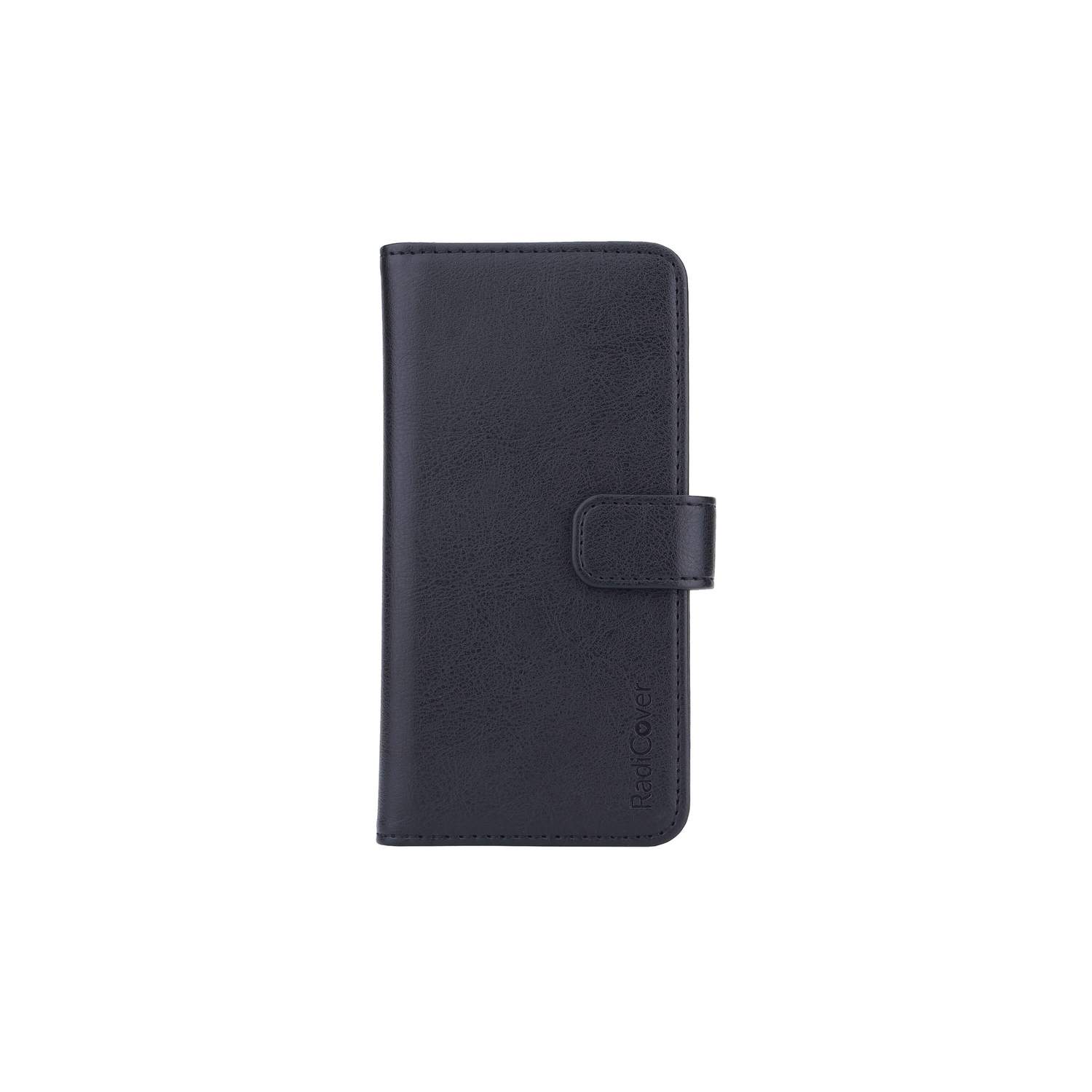 RADICOVER Strålingsbeskyttelse mobiltaske PU Universal Medium 5-5,4" 2i1 magnetisk cover Sort