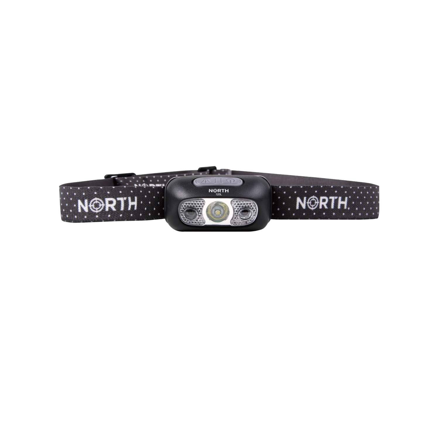 NORTH Forlygte 120Lumen Sort ca 65m Sensorstyring
