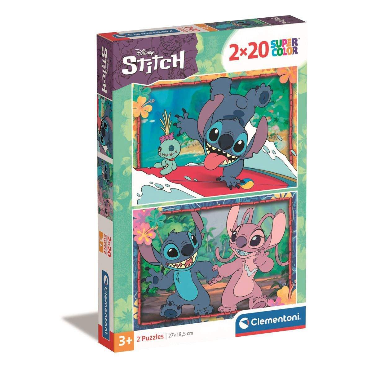2X20 stk Puslespil Disney Stitch