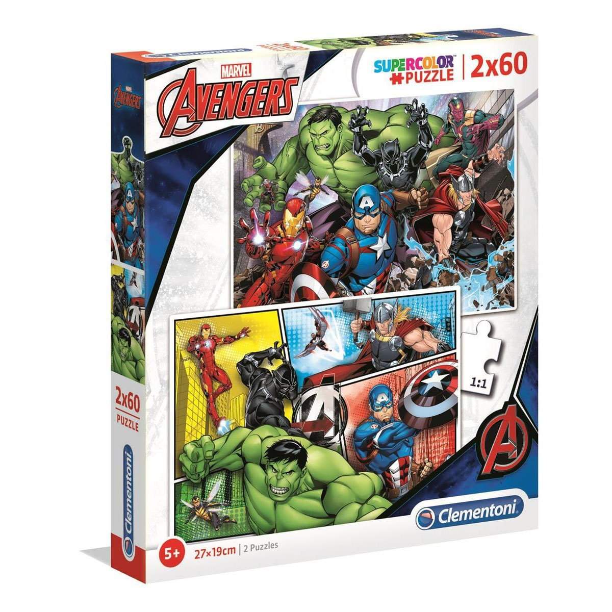2x60 Puzzles Kids Avenger | Hem & Hobby | Pryloteket