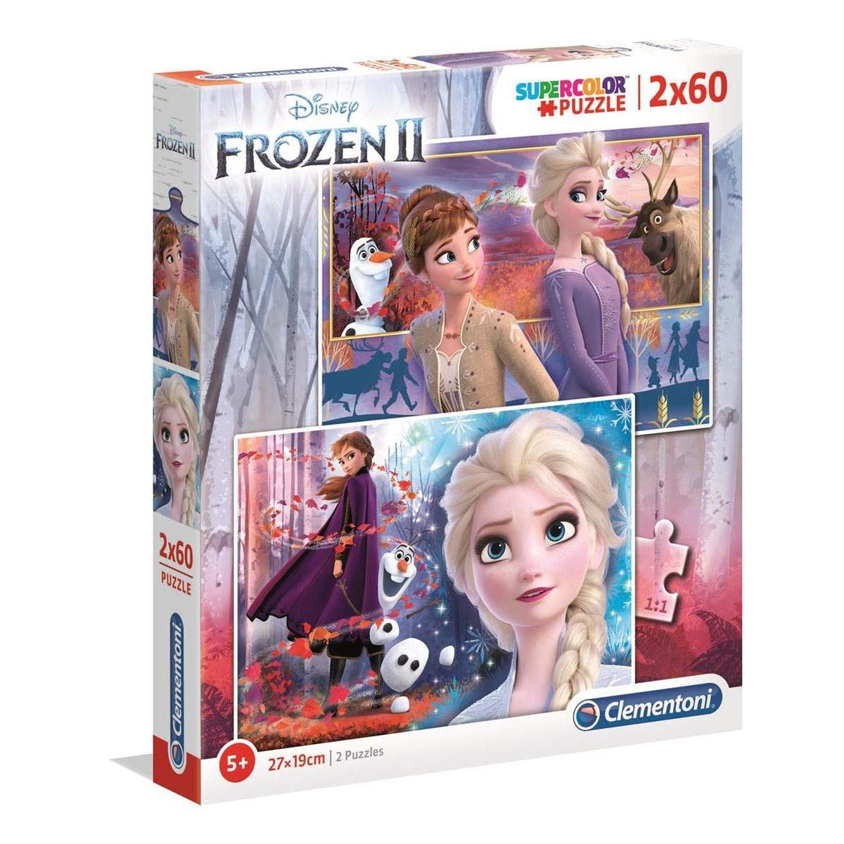 2x60 Pussel Kids Frozen | Leksaker & Spel - Leksaker - Leksaksfigurer & Dockor - Dockor - Frozen | Pryloteket
