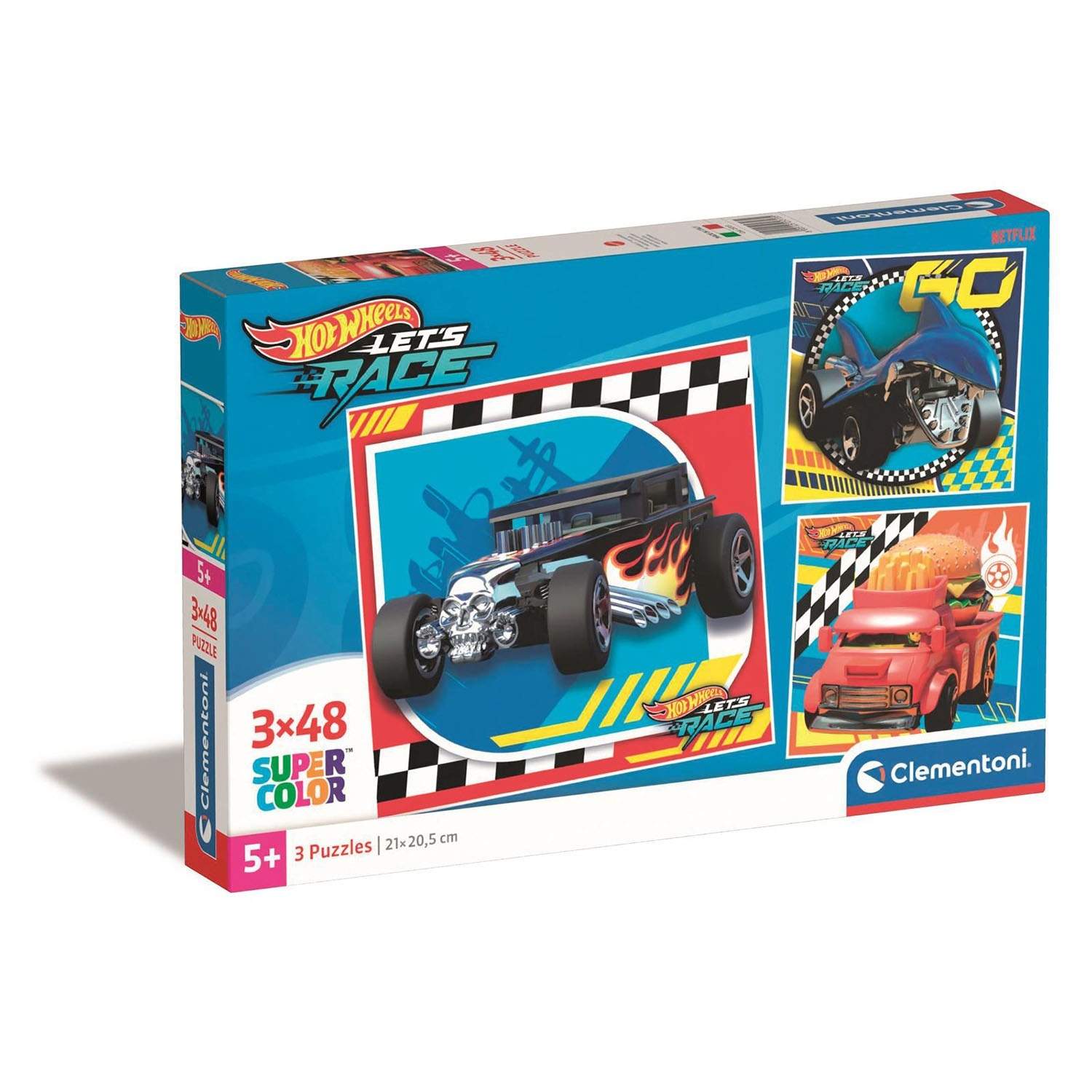 3x48 st Pussel Barn Hotwheels | Leksaker & Spel - Leksaker - Pussel | Pryloteket