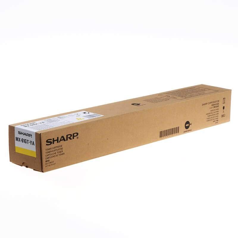 SHARP Toner MX61GTYA MX-61GT Gul