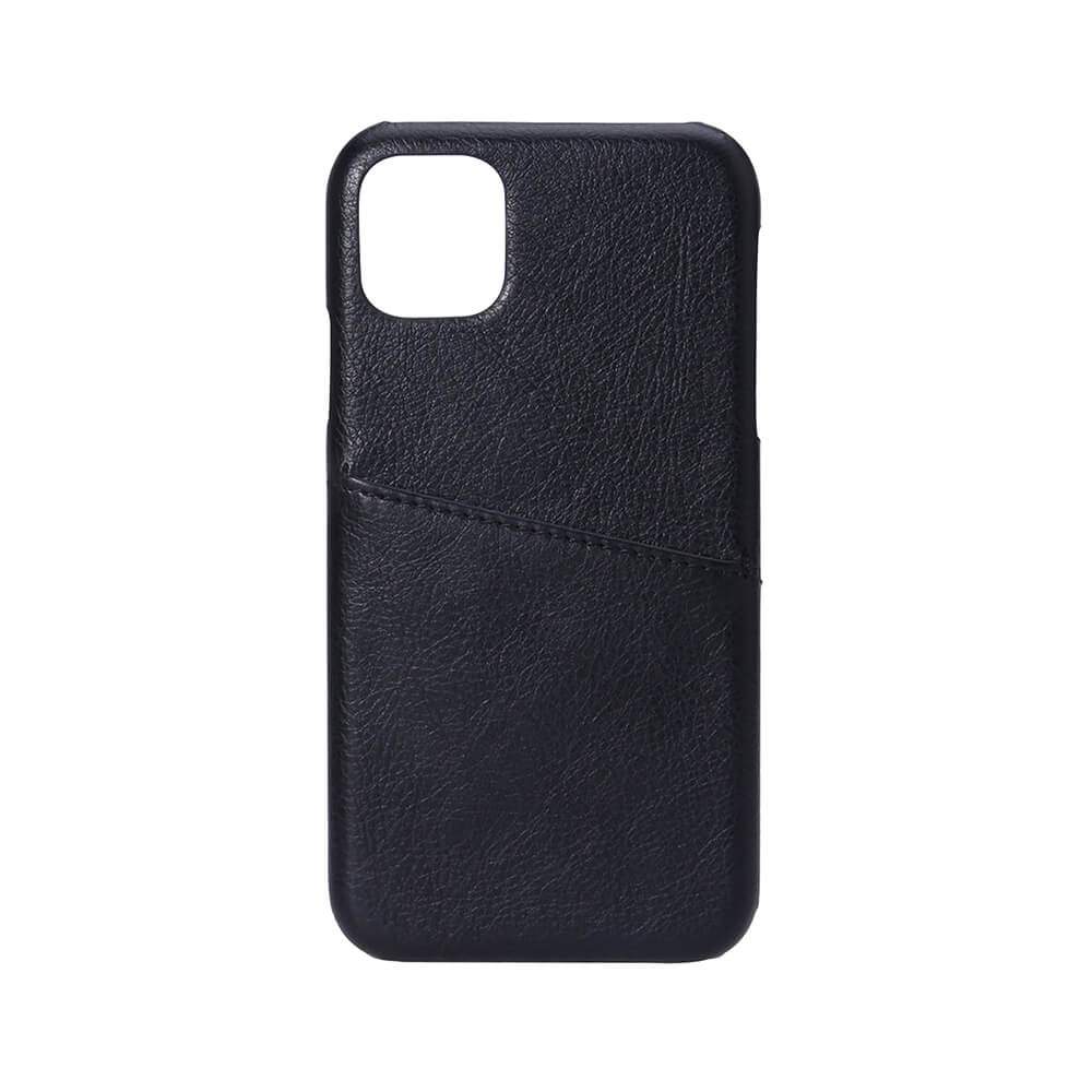 ONSALA Mobilcover Sort med kortrum iPhone 11