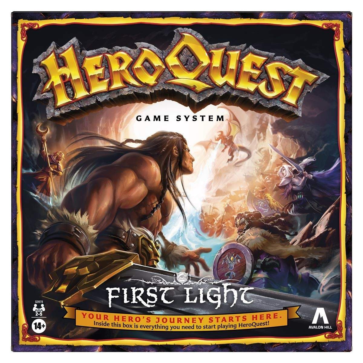 HEROQUEST FIRST LIGHT | Leksaker & Spel - Sällskapsspel - Brädspel | Pryloteket