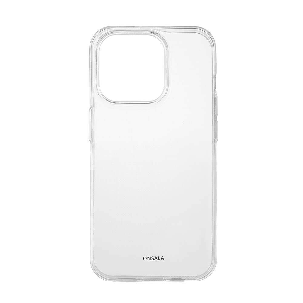 ONSALA Ryg Genbrugt Klar Cover TPU iPhone 15 Pro Clear