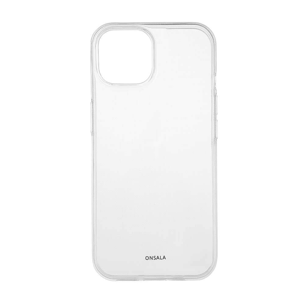 ONSALA Ryg Genbrugt Klar Case TPU iPhone 15 Clear