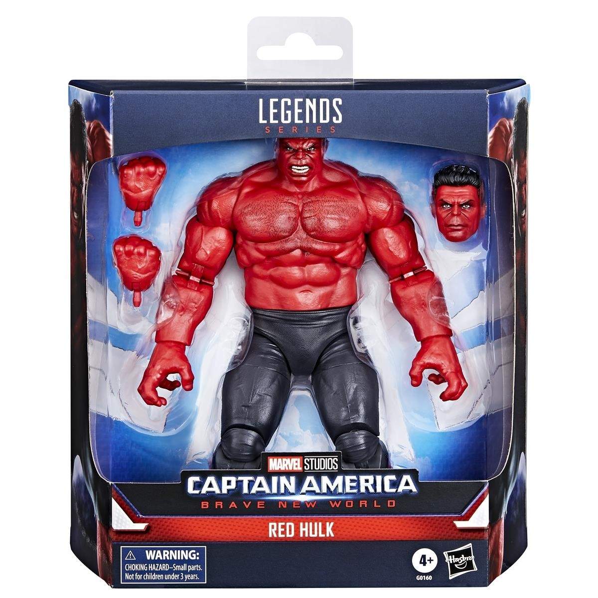 CAP LEGENDS RED HULK BNW DELUXE