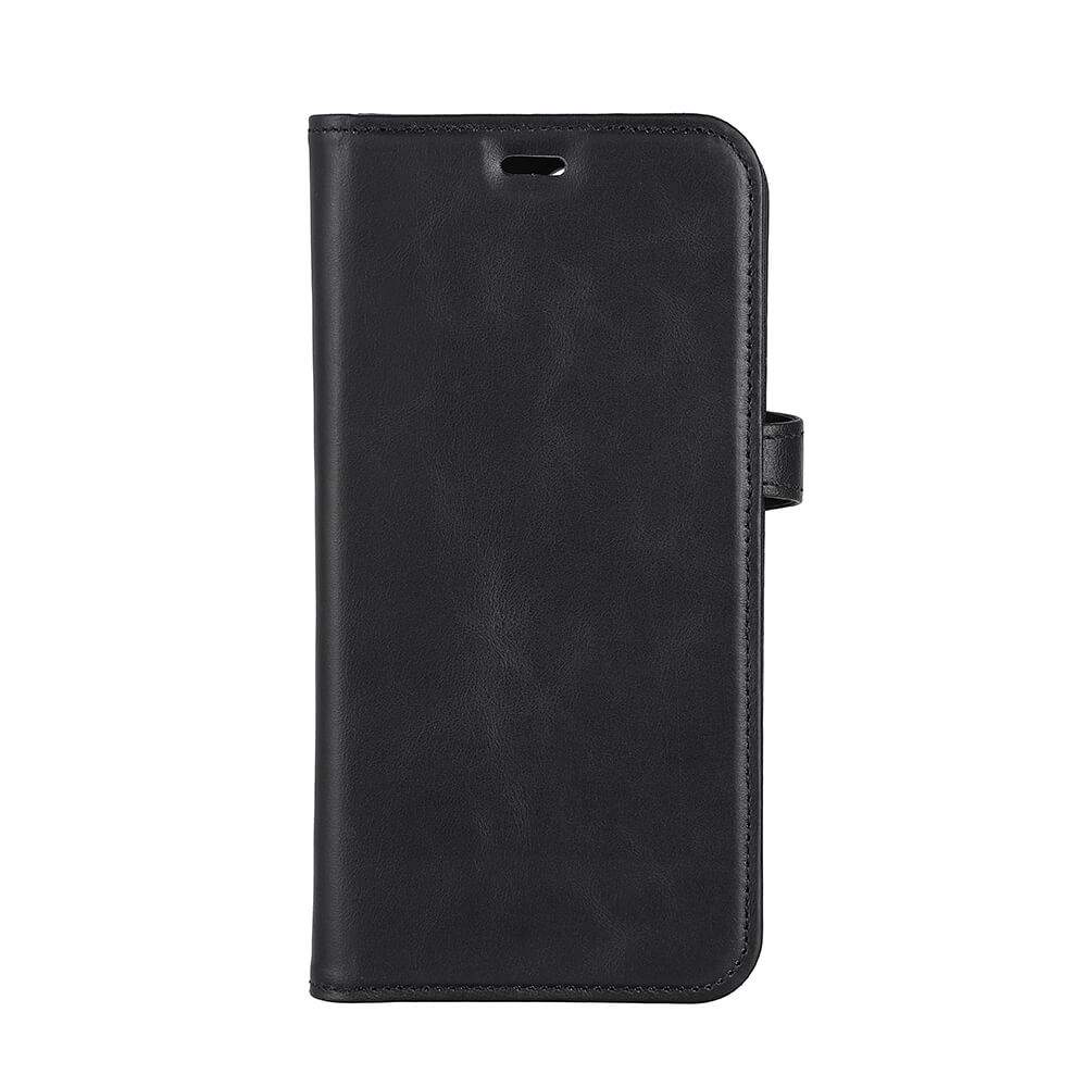 BUFFALO 2-i-1 tegnebog læder 3 kort iPhone 14 Pro Max 6,7" sort