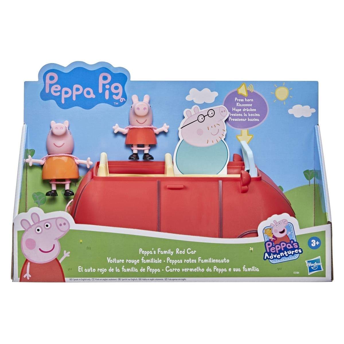 PEP PEPPAS FAMILIE RØD BIL
