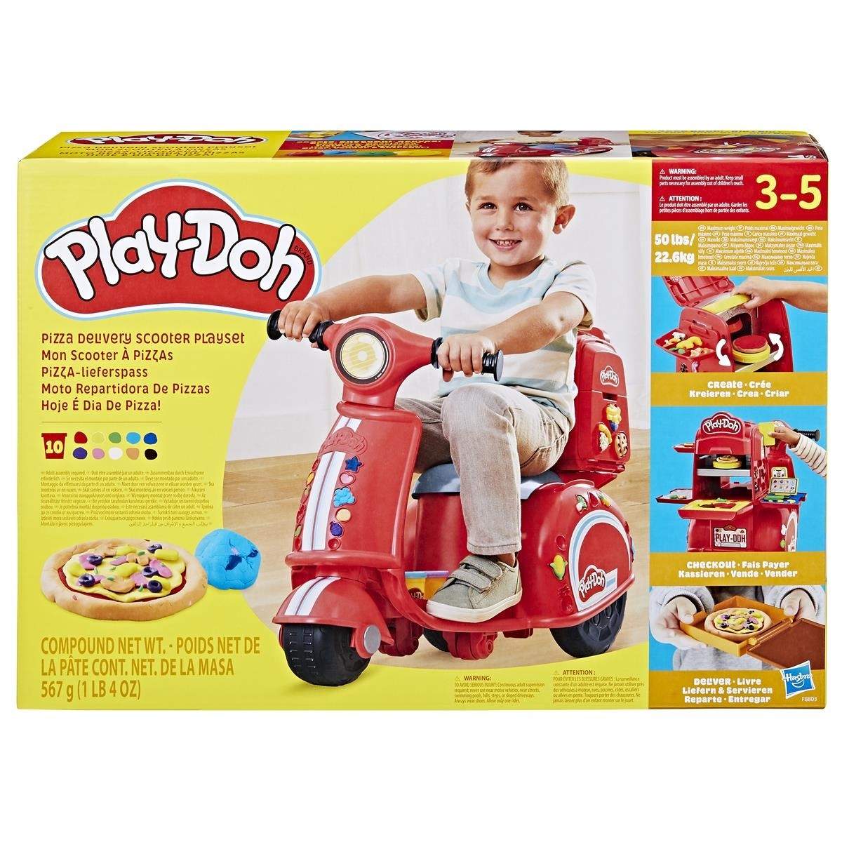 PD PIZZA LEVERING SCOOTER PLAYSET