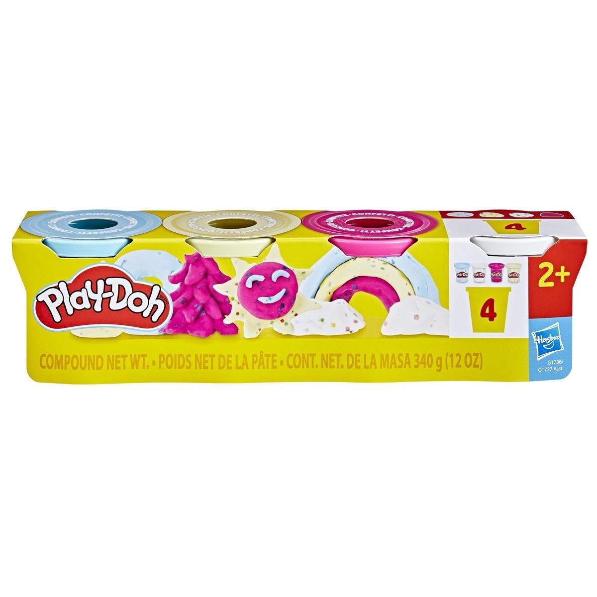 PD CONFETTI FUN 4-PACK | Leksaker & Spel - Varumärken - Play-Doh | Pryloteket