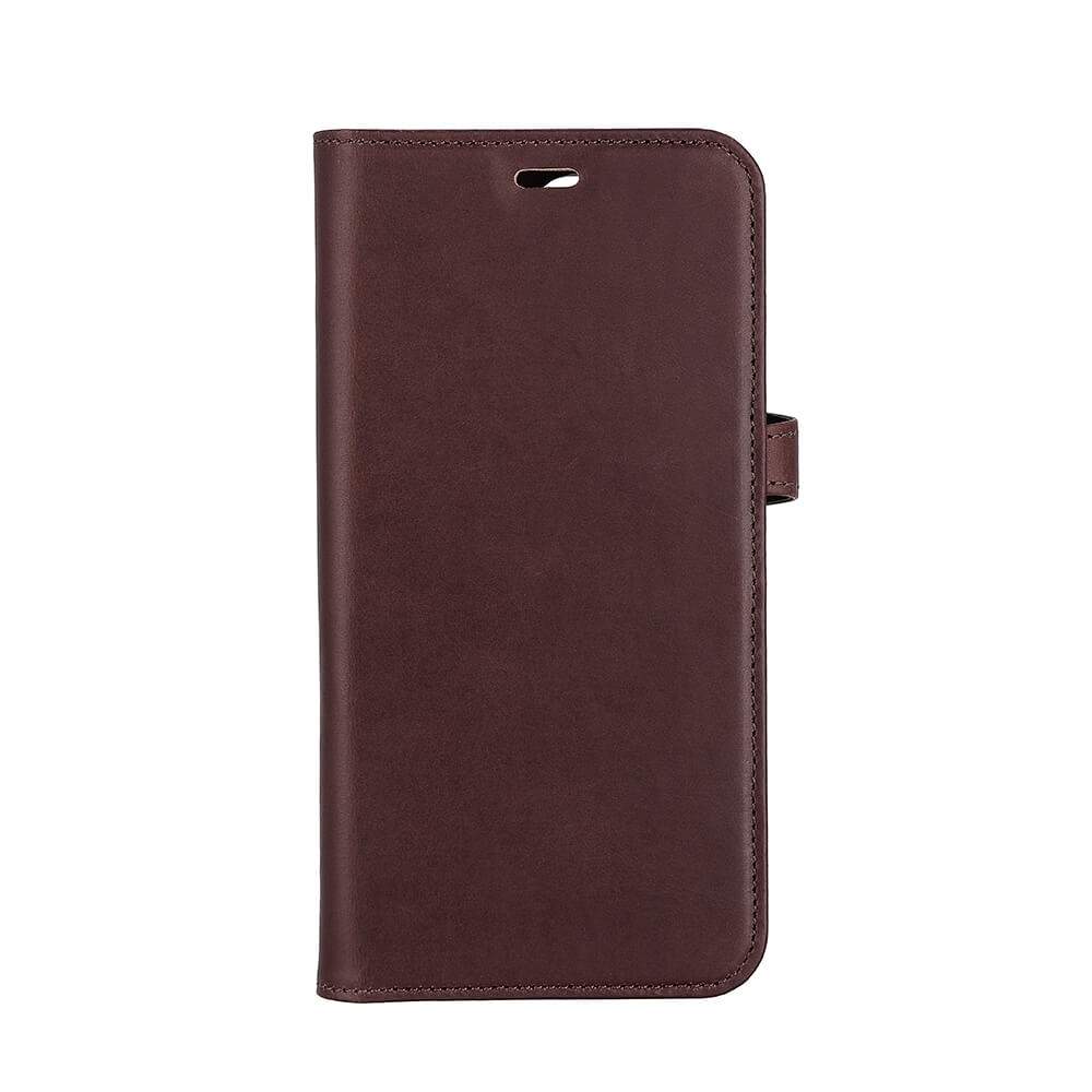 BUFFALO 2-i-1 tegnebog læder 3 kort iPhone 14 Pro Max 6,7" Brun