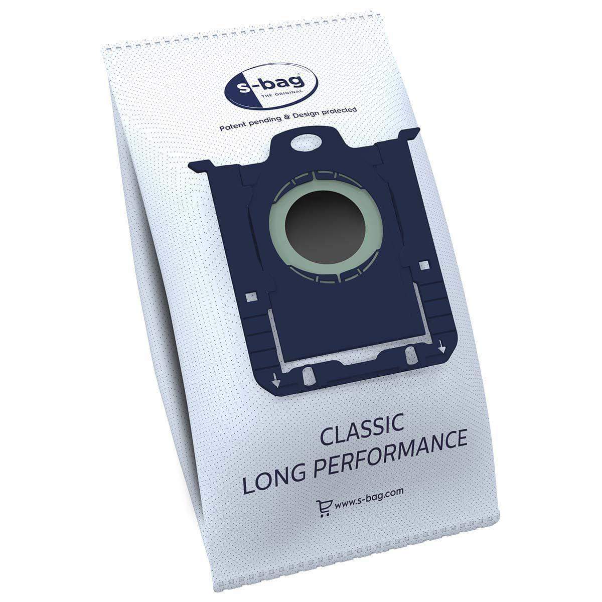 Produktfoto för s-Bag Classic Long Performance E201SM - Dammsugarpåsar (paket med 12 st.)