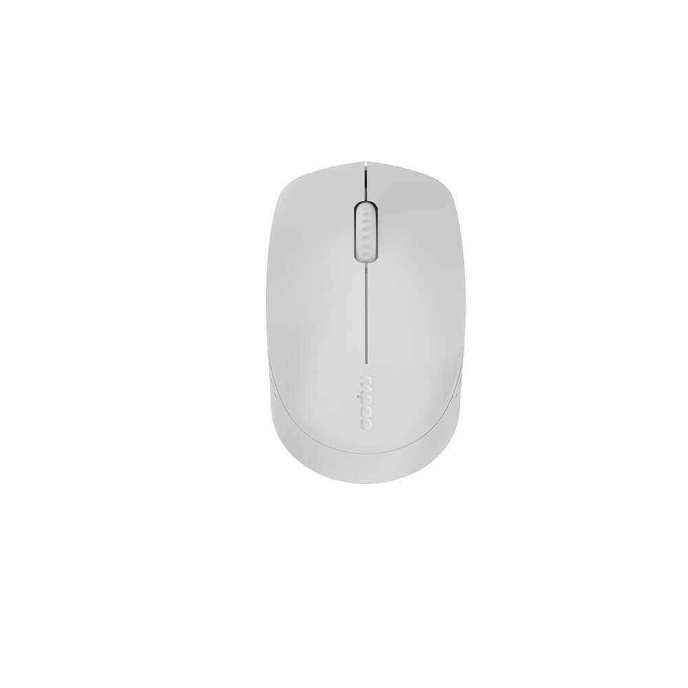 RAPOO Mouse M100 Silent Wireless Multi-Mode lysegrå