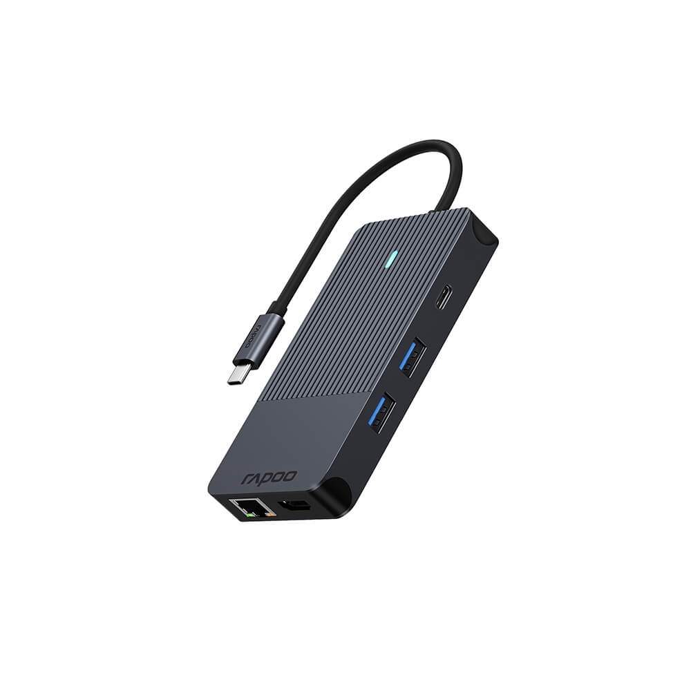 RAPOO USB-C Multiport UCM-2005 10-i-1 USB-C-adapter