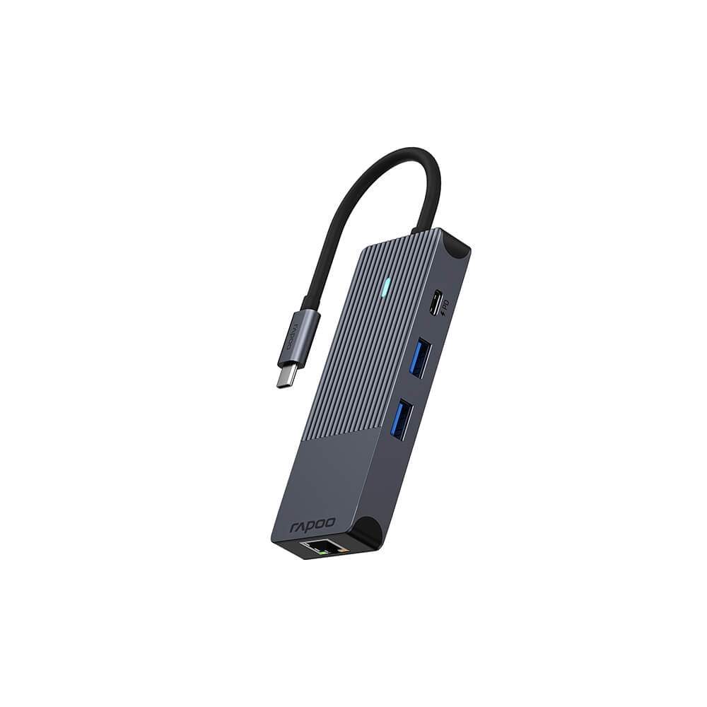 RAPOO USB-C Multiport UCM-2004 8-i-1 USB-C Adapter