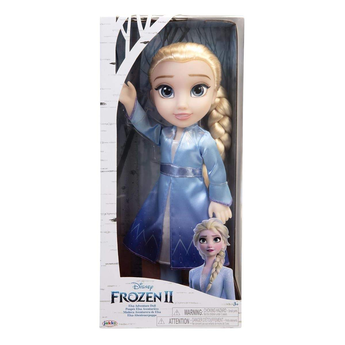 Frozen Elsa Adventure matkanukke 38cm.