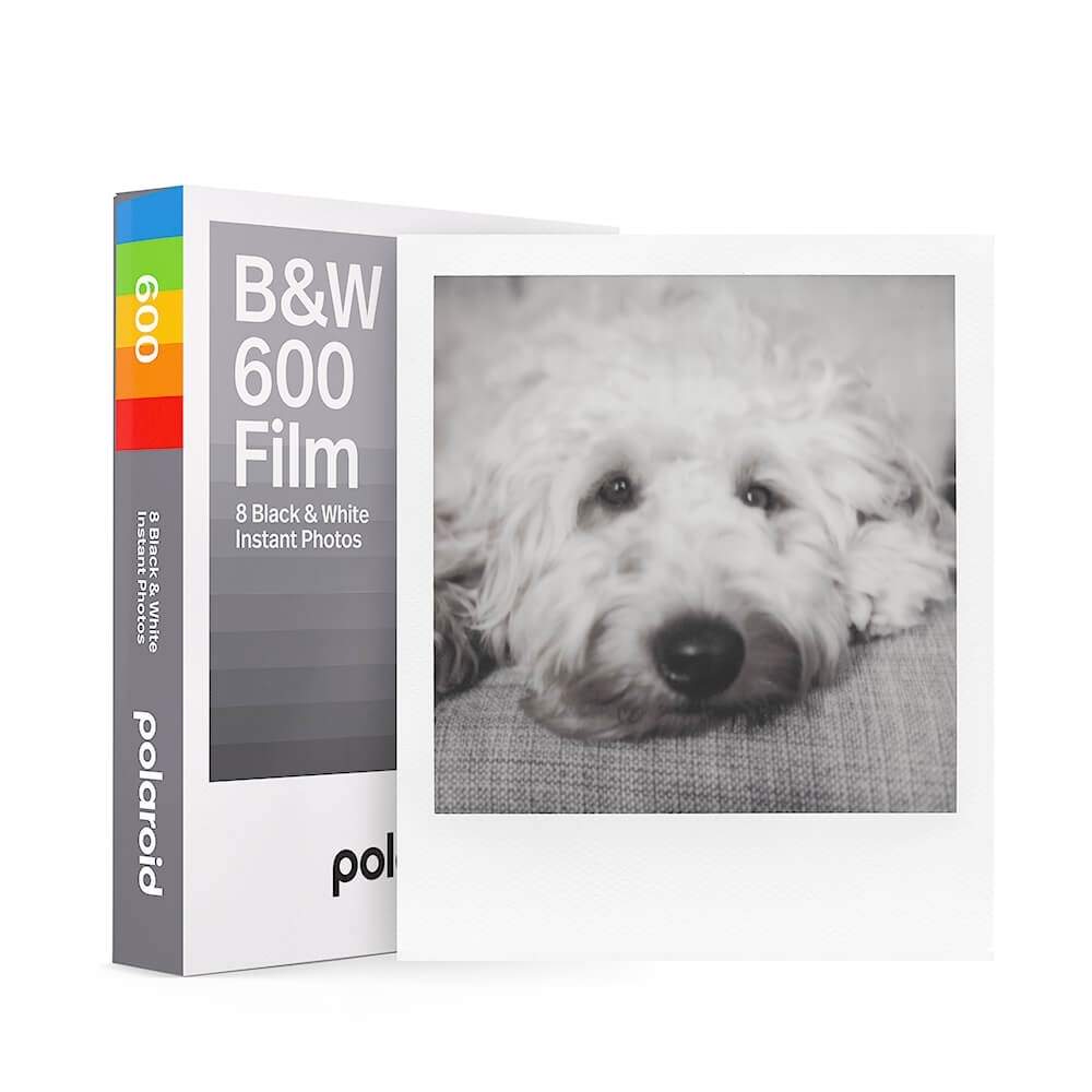 POLAROID B&W film til 600 hvid ramme