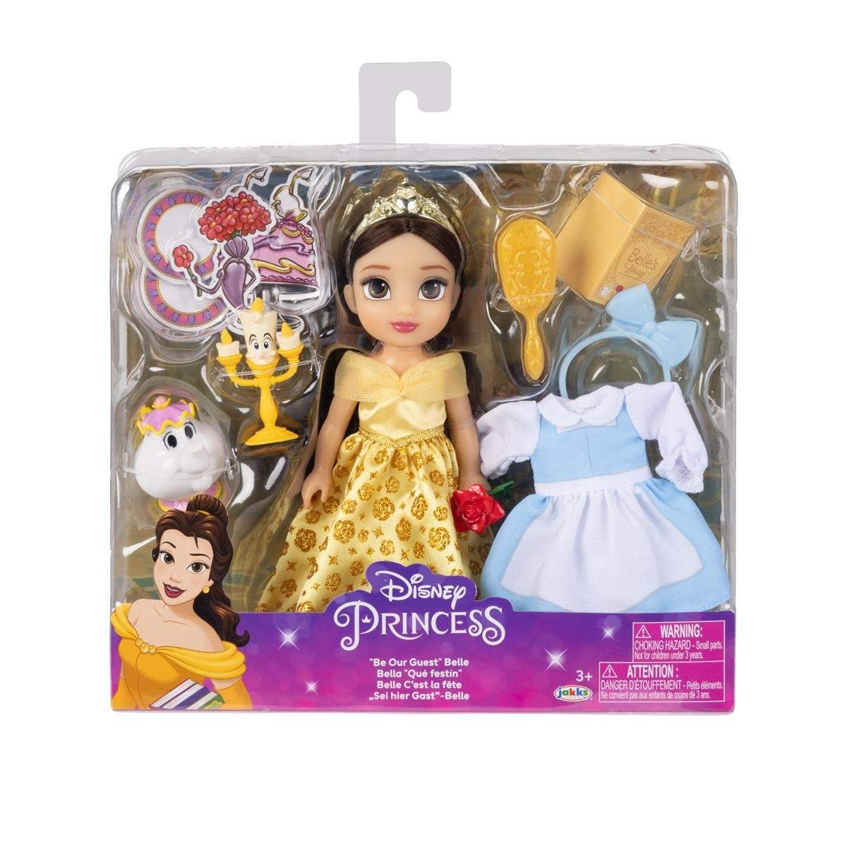 Disney Princess Ole vieraamme Belle-nukke (15cm.)