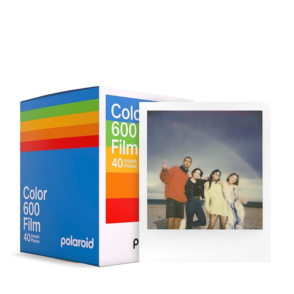 POLAROID farvefilm til 600 hvid ramme 5-pak