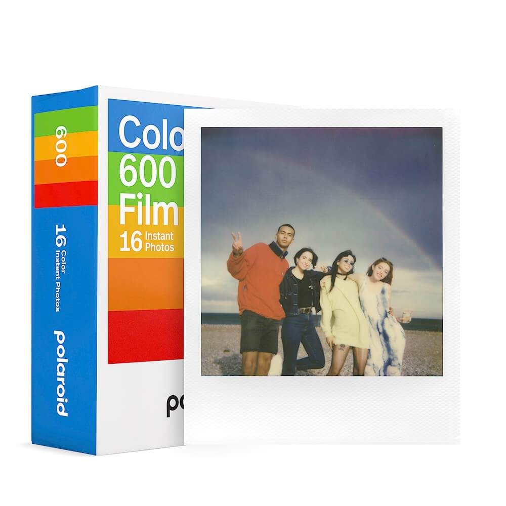 POLAROID farvefilm til 600 hvid ramme 2-pak