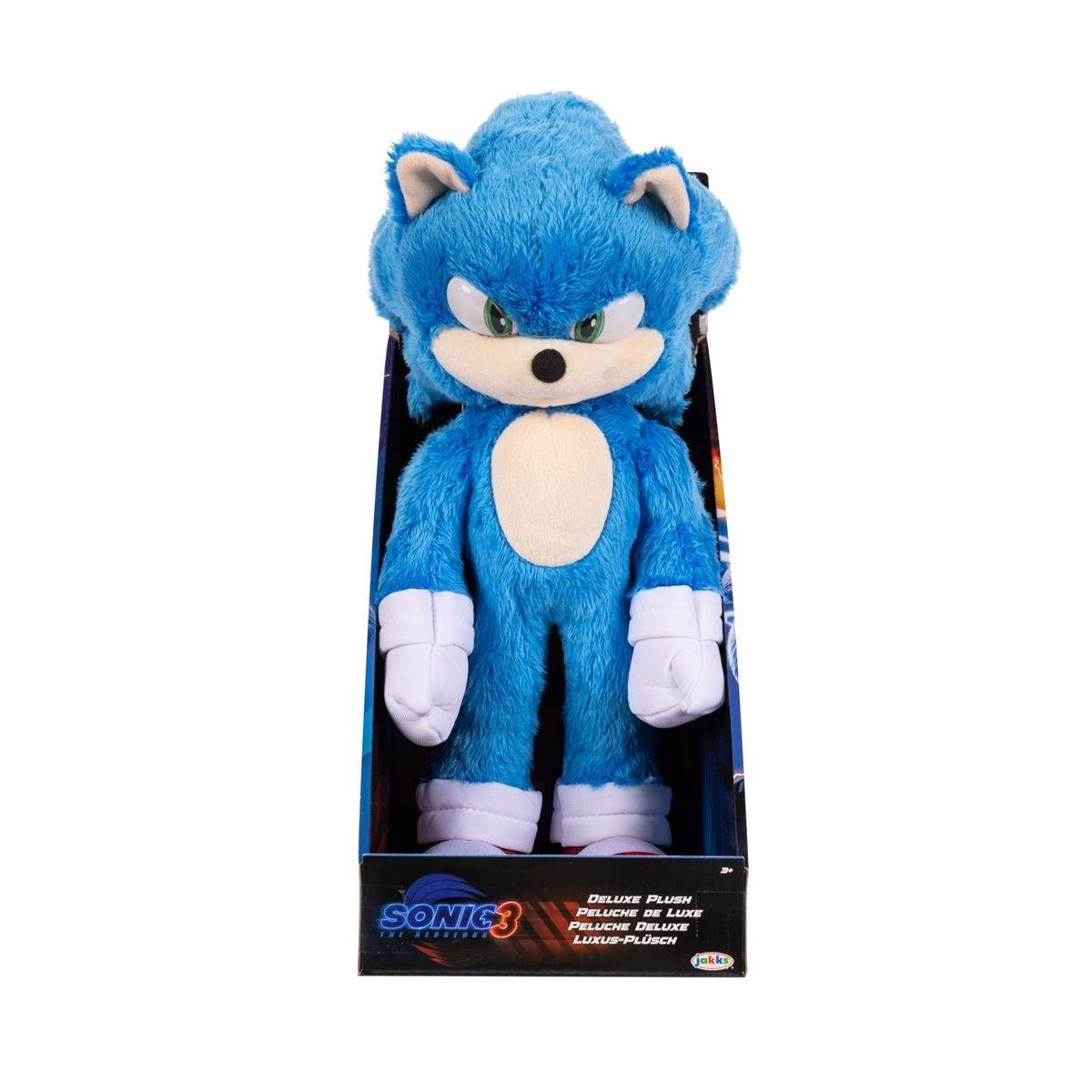 Sonic 3 Movie- 13" Deluxe Plys - Sonic