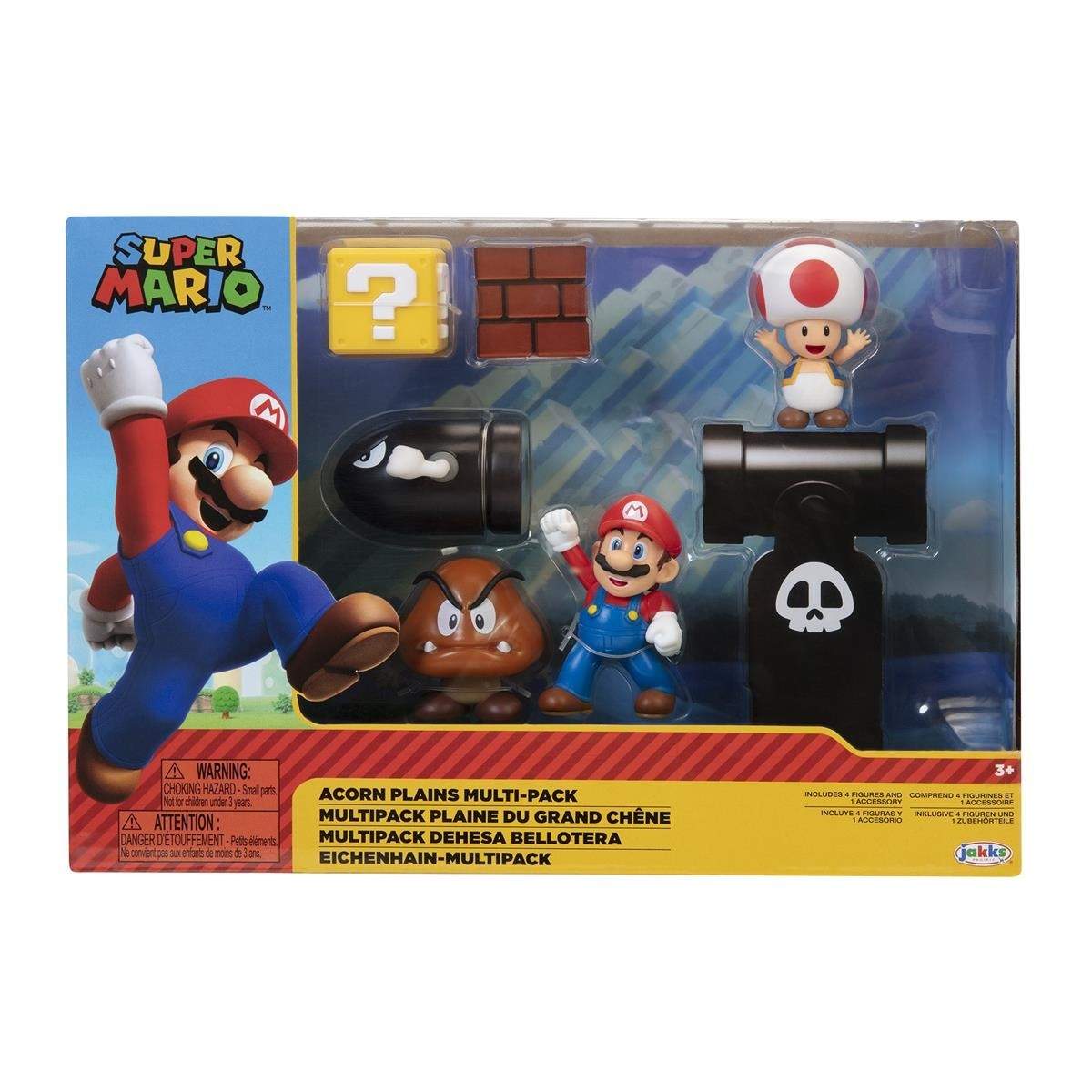 Super Mario 2,5 tommer Acorn Plains Diorama sæt