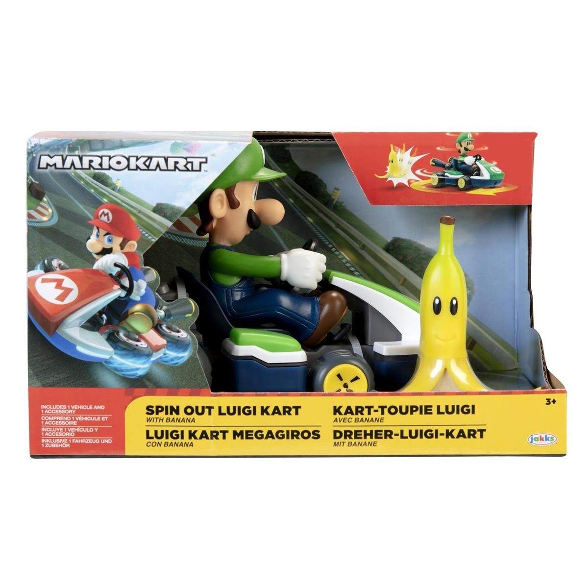 Nintendo 2.5" Spin Out Mario Kart - Luigi