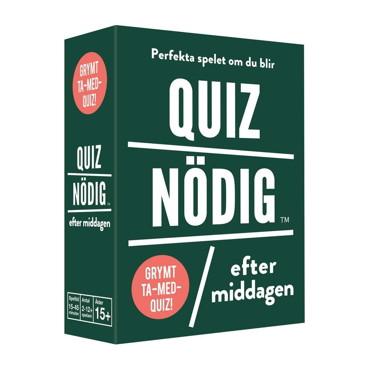 KATSO QuizNeeded - Illallisen jälkeen
