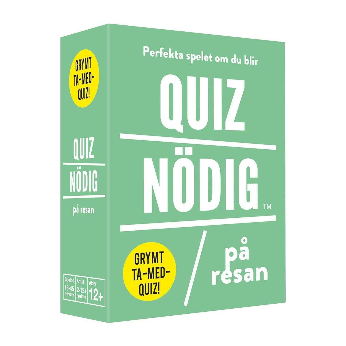 SE QuizNödig - På resan | Hem & Hobby | Pryloteket