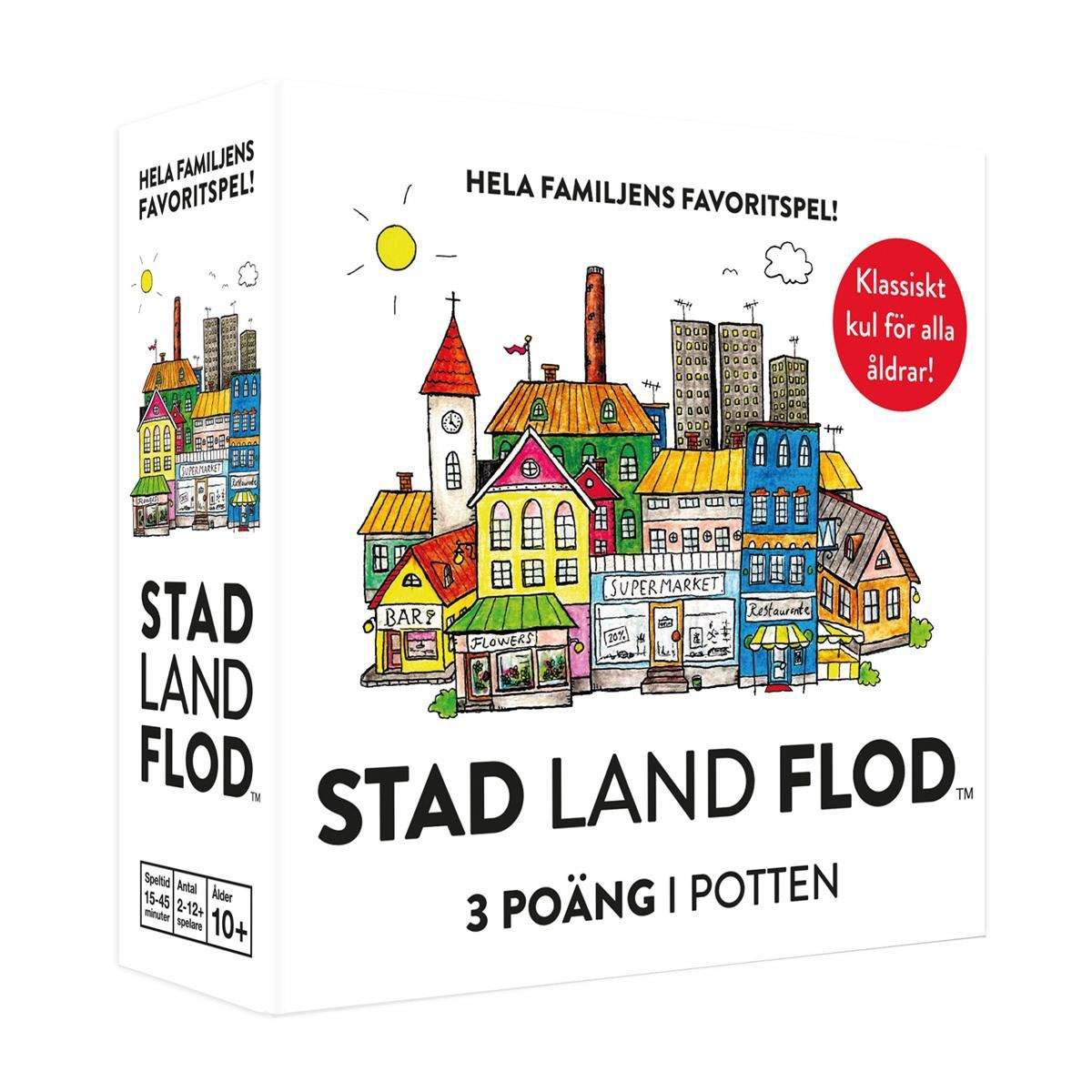 SE Kortspel Stad-Land-Flod | Leksaker & Spel - Sällskapsspel - Kortspel | Pryloteket