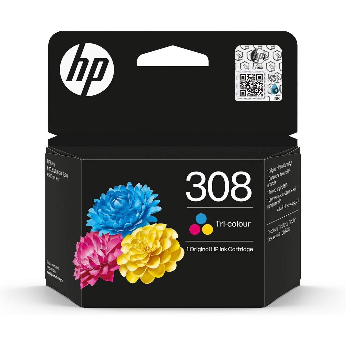 HP Ink 7FP20UE 308 trefarvet