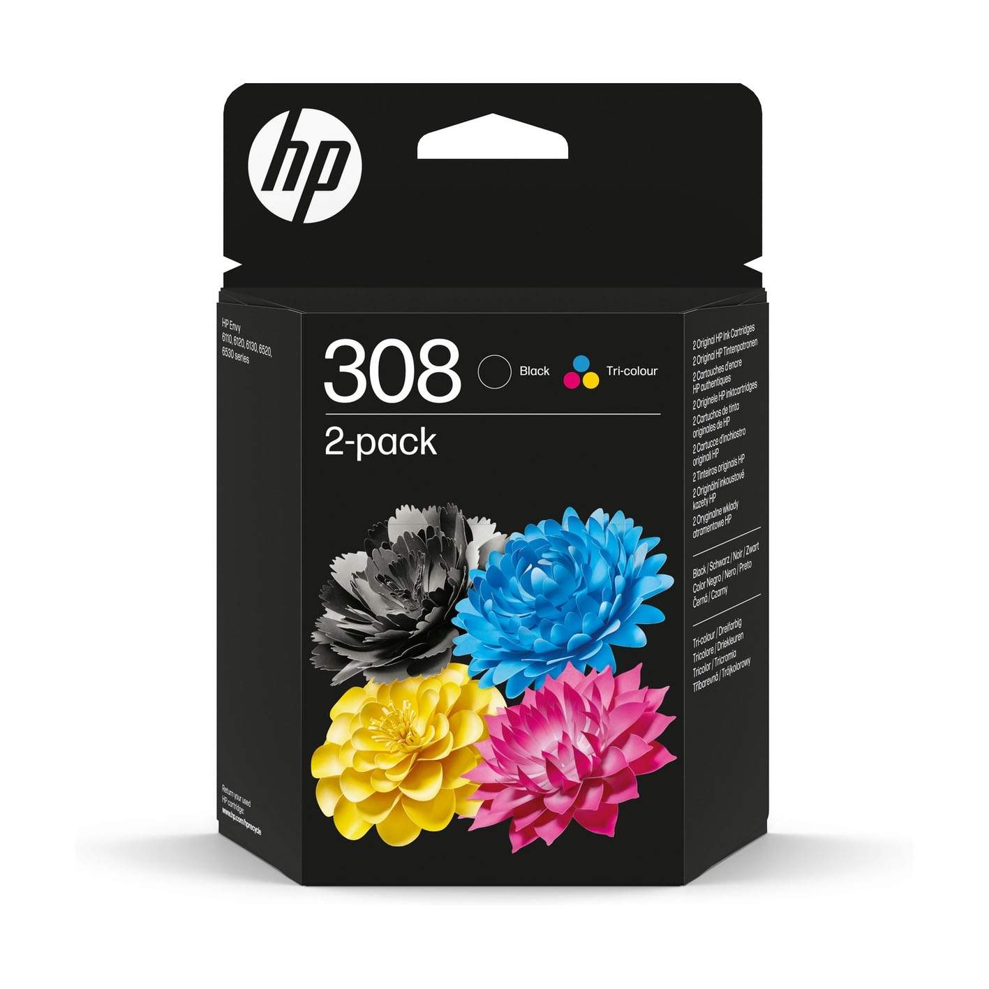 HP Ink 6L6S6UE 308 2-pak
