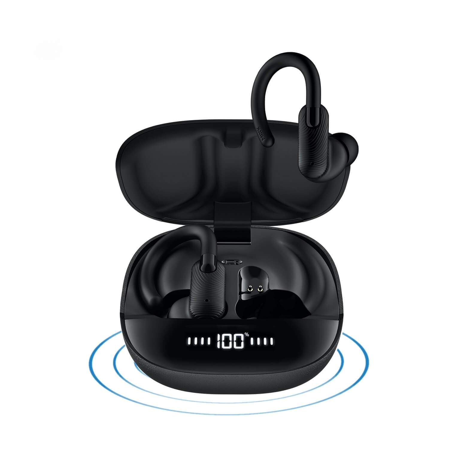 MIXX Headphone Sports Charge 2 In-Ear Hook TWS Svart | Elektronik - Biltillbehör - Bilsystem - Handsfree | Pryloteket