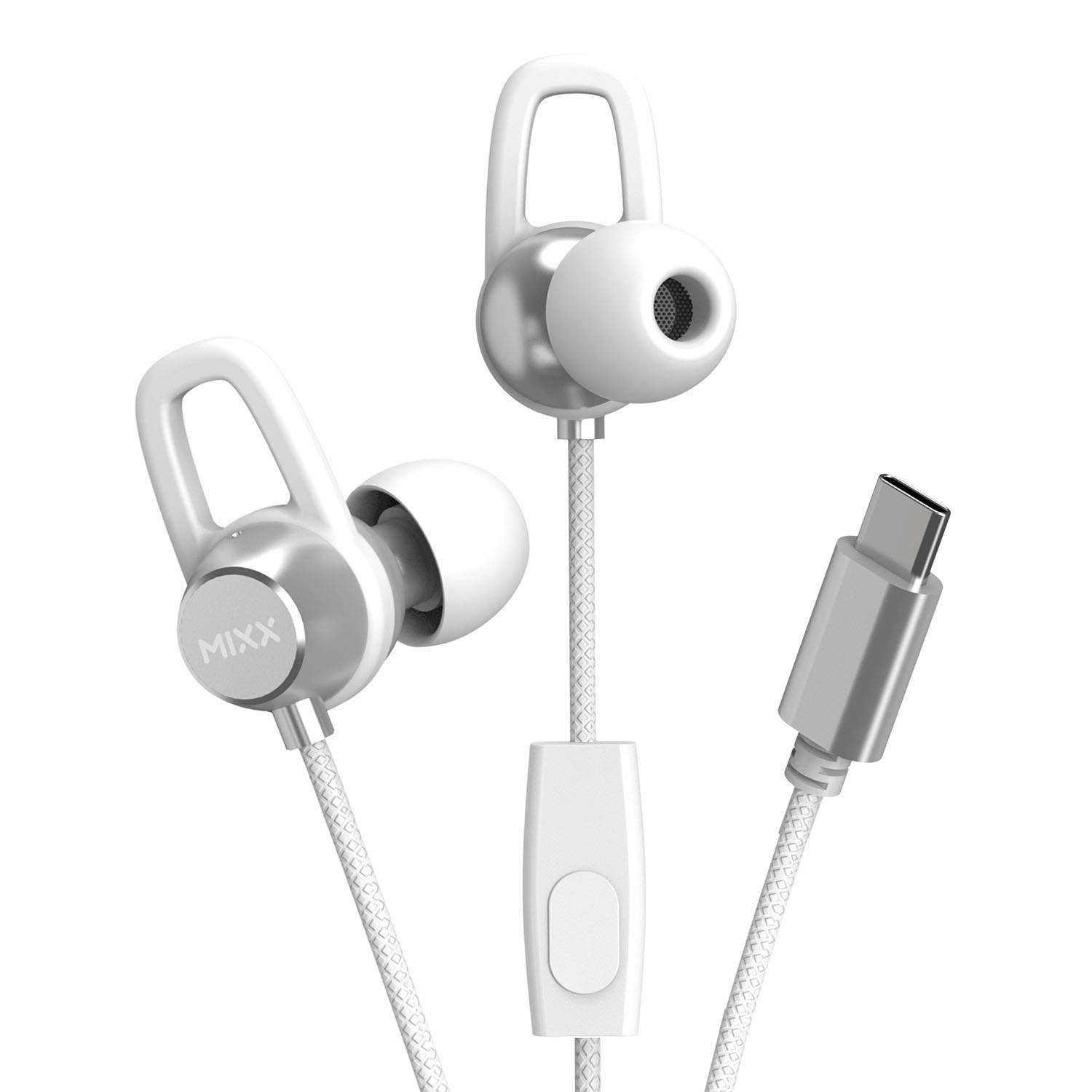MIXX Hovedtelefon SoundPort USB-C In-Ear Kablet Hvid