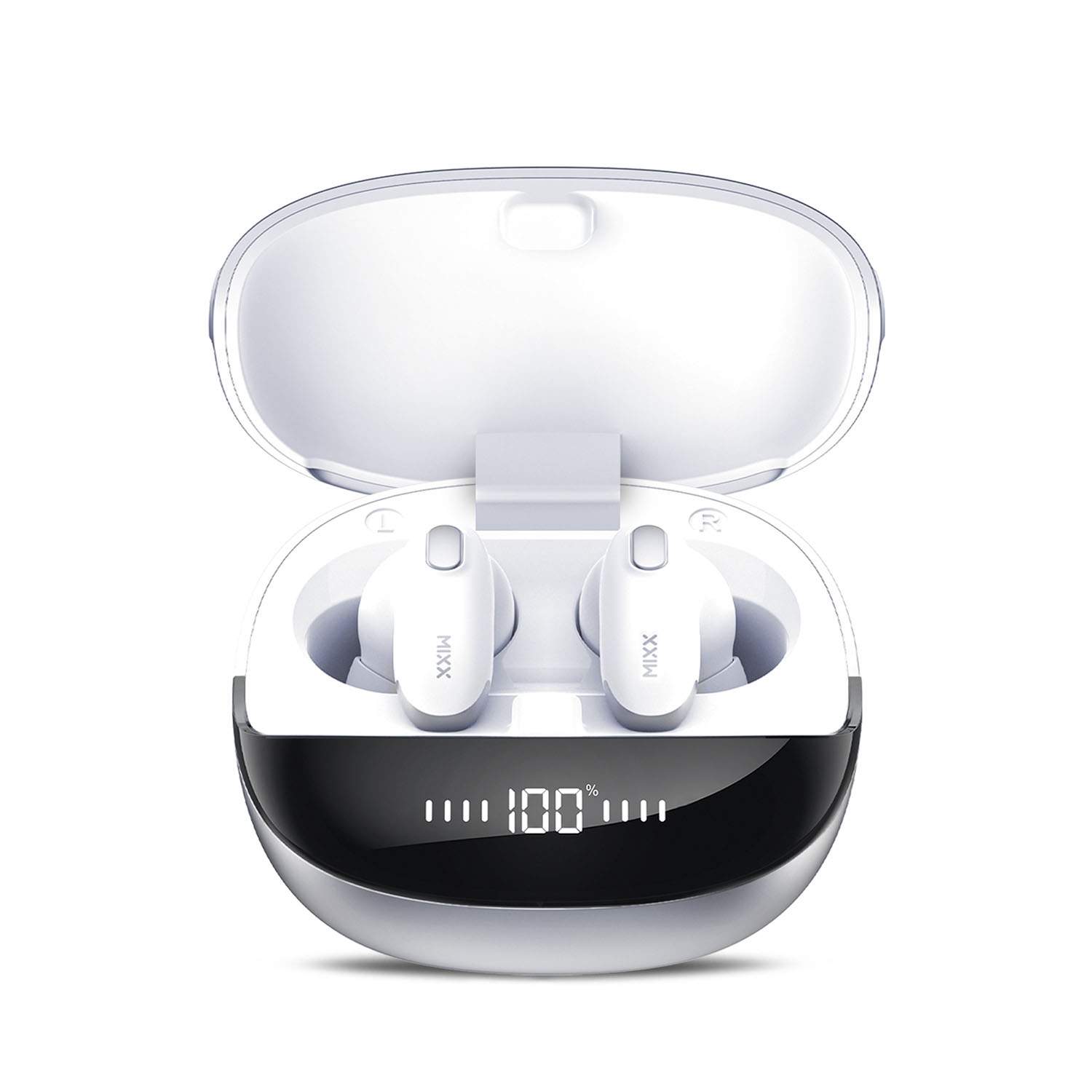 MIXX Hovedtelefon Mini Charge 2 In-Ear TWS Qi Hvid