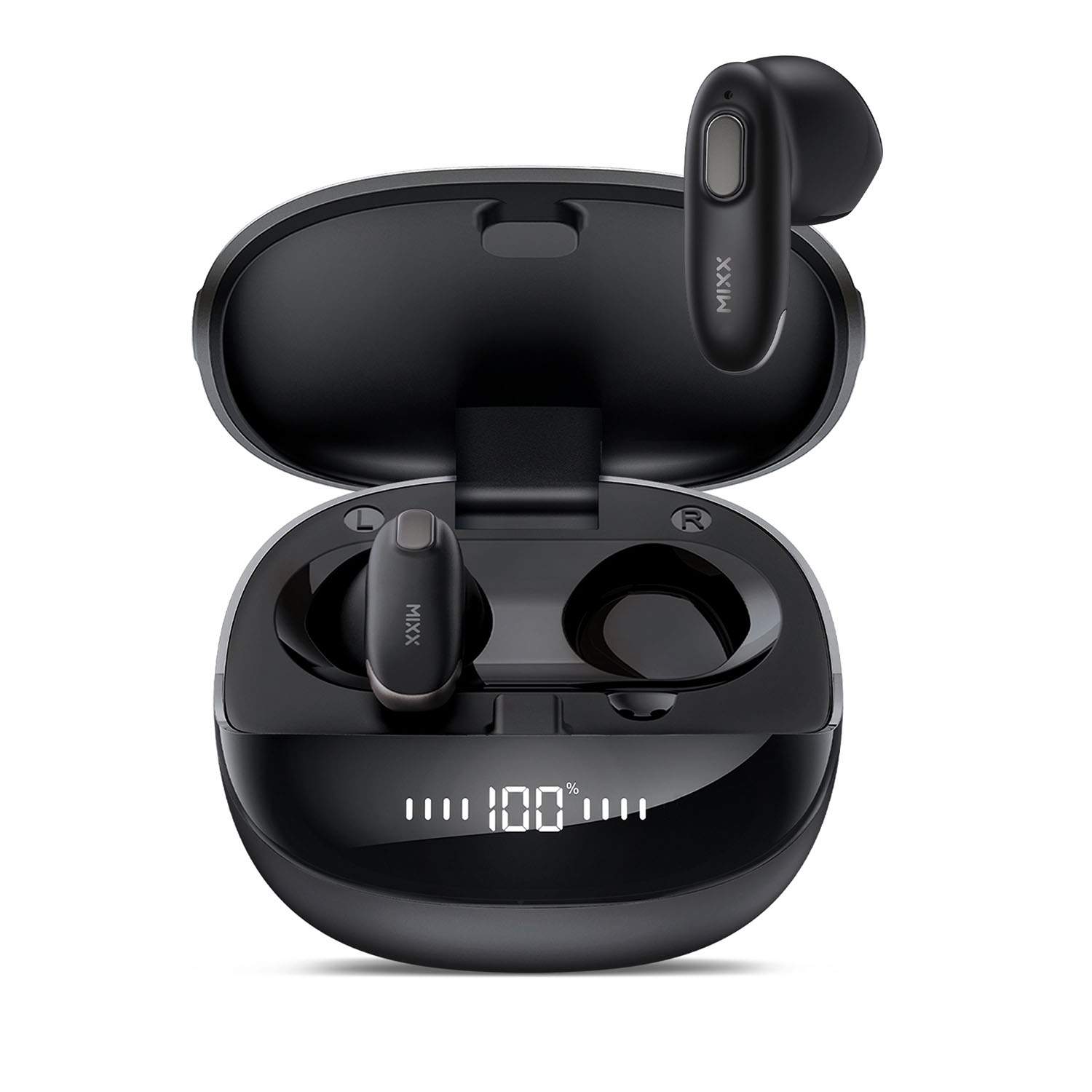 MIXX Hovedtelefon Hybrid Charge 2 In-Ear TWS Qi Sort
