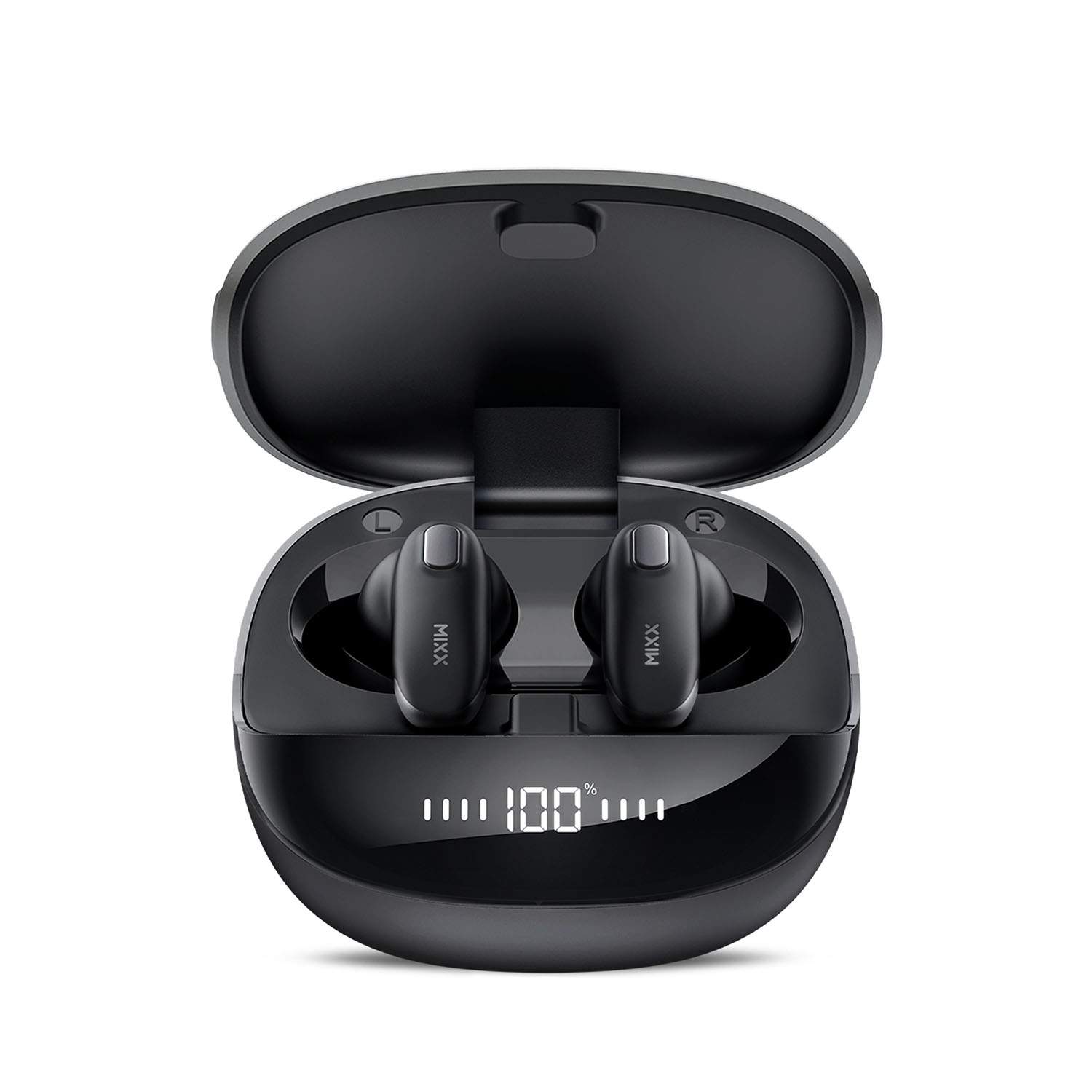 MIXX Hovedtelefon Mini Charge 2 In-Ear TWS Qi Sort