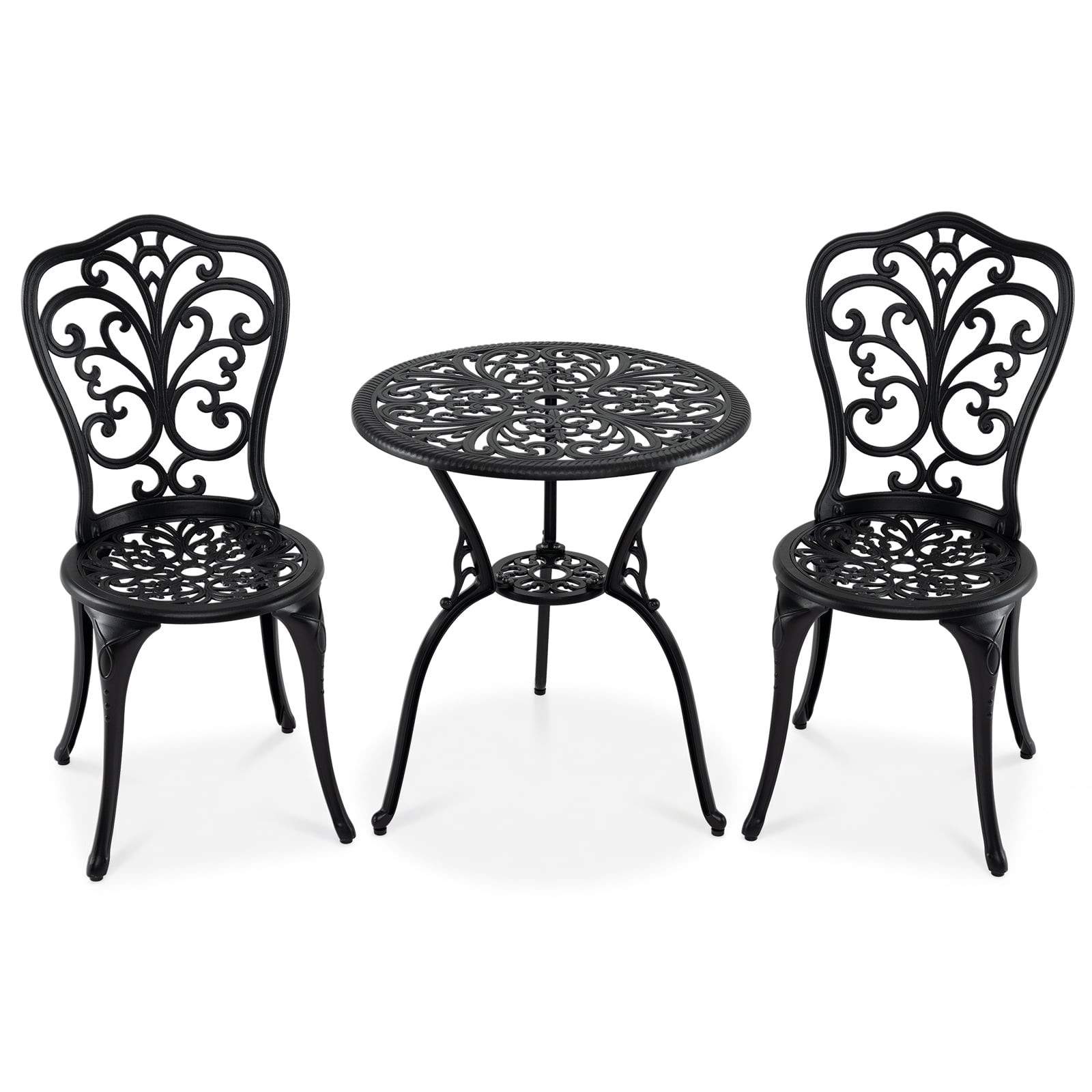 3-delat bistroset i aluminium med bord och 2 stolar | Hem & Hobby | Pryloteket