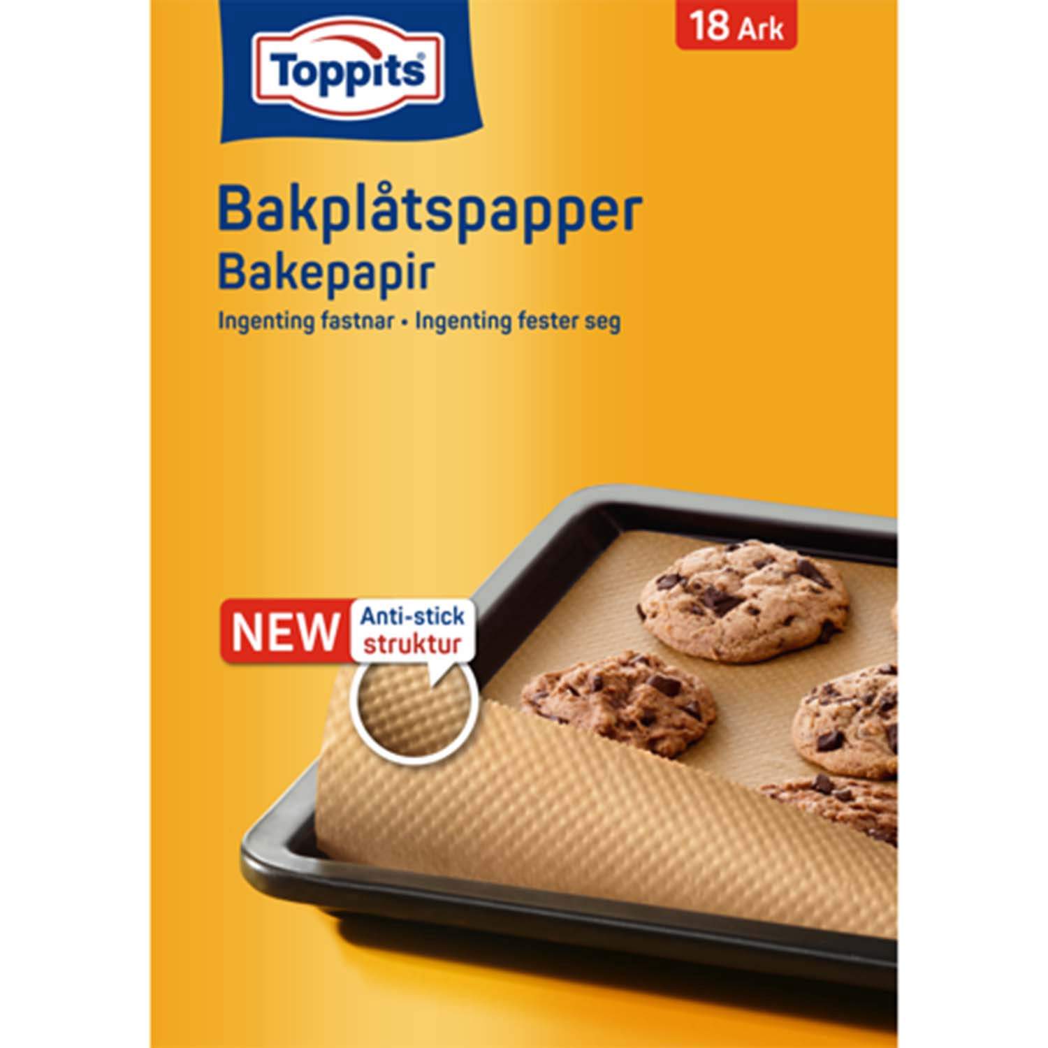 Bakplåtspappersark 33x42cm, 18-pack | Hem & Hobby | Pryloteket