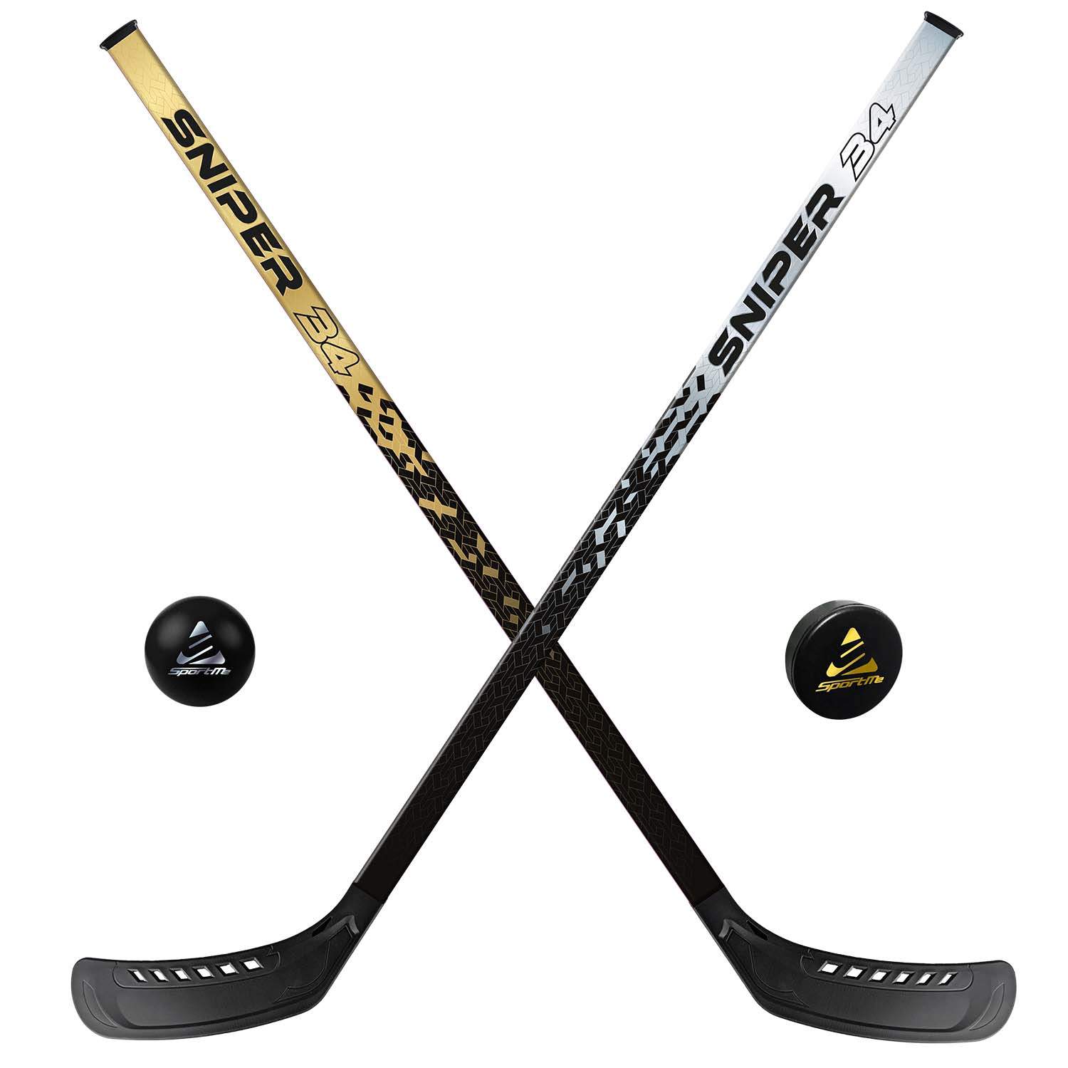 Streethockeyset – 2-pack klubbor, puck och boll | Hem & Hobby | Pryloteket